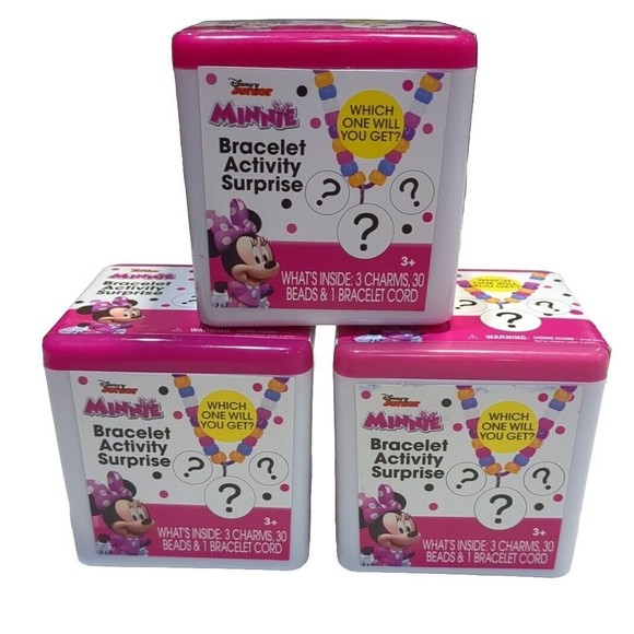 Minnie Mouse Minnie Surprise- Lot Of 3-Bracelet Activity Set - Picture 1 of 5